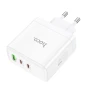 Сетевое Зарядное Устройство Hoco N30 PD65W / QC3.0 1.5A, White