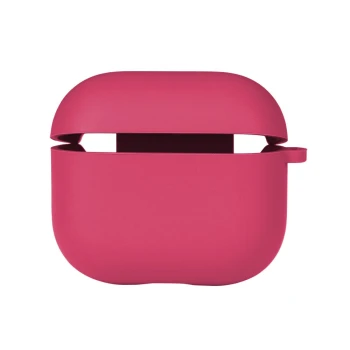 Чохол Silicone Case with microfibra для Airpods 3, Shiny pink