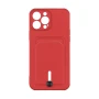 Чехол накладка TPU Colorfull Pocket Card для Apple iPhone 13 Pro Max dark blue