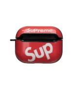 Чохол-футляр для навушників Apple Airpods Pro Glossy Brand, Sup Red