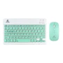Бездротова Клавіатура та Миша JEQANG JB-350 Bluetooth charging, Green