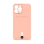 Чехол накладка TPU Colorfull Pocket Card для Apple iPhone 13 Pro Max dark blue