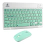 Бездротова Клавіатура та Миша JEQANG JB-350 Bluetooth charging, Green