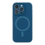 Чехол - накладка Silicone Case Full Camera with Magsafe для iPhone 12 Pro black