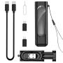 Data-Кабель Borofone BU36 Storage charging із кейсом та змінними адаптерами, Black