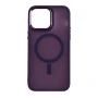 Чехол накладка TPU+PC Color Chrome with Magsafe для Apple iPhone 13 dark blue