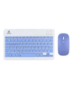 Бездротова Клавіатура та Миша JEQANG JB-350 Bluetooth charging, Violet