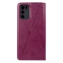 Чехол-книжка Business Leather для Oppo A16 pink