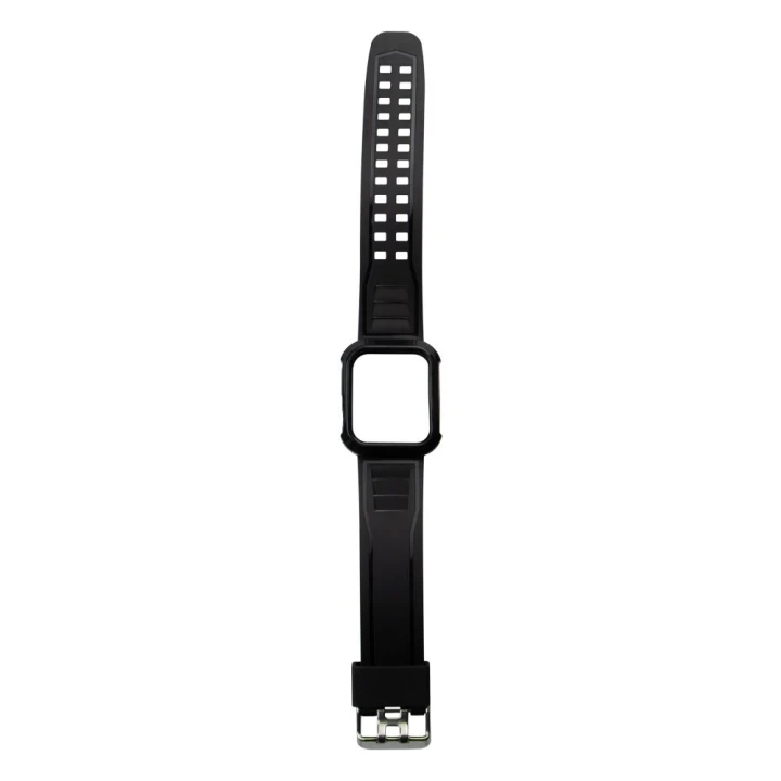 Ремешок Silicone Shine для Apple Watch 40/41 mm  + Protect Case, Black