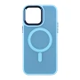 Чехол накладка TPU+PC Color Chrome with Magsafe для Apple iPhone 13 dark blue
