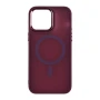 Чехол накладка TPU+PC Color Chrome with Magsafe для Apple iPhone 13 dark blue