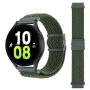 Ремінець Nylon 22mm Elastic Adjustment для Samsung / Amazfit / Huawei, Pine Green