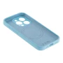 Чехол - накладка Silicone Case Full Camera with Magsafe для iPhone 12 Pro black