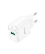 Сетевое зарядное устройство Hoco C140A 1USB QC 18W, без кабеля, White