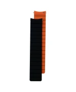 Ремешок Silicone Link Magnetic для часов Samsung galaxy watch 22mm, Black-Orange