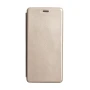 Кожаный чехол-книжка Premium Edge для Samsung Galaxy S20 Plus 2020 золотой