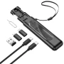 Data-Кабель Borofone BU36 Storage charging із кейсом та змінними адаптерами, Black