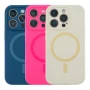 Чехол - накладка Silicone Case Full Camera with Magsafe для iPhone 12 Pro black