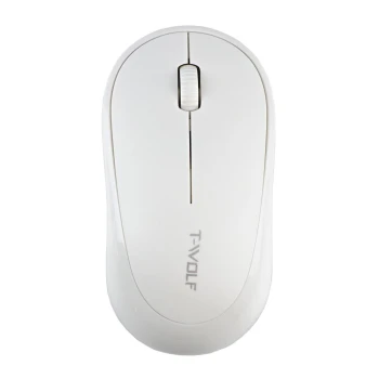 Бездротова Миша Wireless TWolf Q18 1000 DPI, White