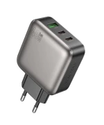 Сетевое зарядное устройство Borofone BAS56A 2 Type-C / 1USB QC / PD 45W, Black