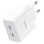 Сетевое Зарядное Устройство Hoco C108A Leader PD35W / QC3.0, White