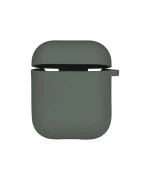 Чохол Silicone Case with microfibra для Airpods 1 / 2, Pine green
