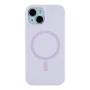 Чохол - накладка Silicone Case with Magsafe для iPhone 15 hot pink