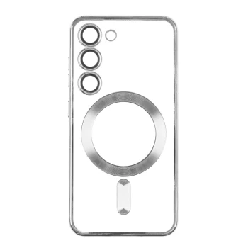 Чехол накладка TPU Metallic Full Camera with Magsafe для Samsung Galaxy S23 Ultra