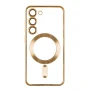 Чехол накладка TPU Metallic Full Camera with Magsafe для Samsung Galaxy S23 Ultra