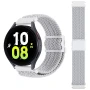 Ремінець Nylon 22mm Elastic Adjustment для Samsung / Amazfit / Huawei, White
