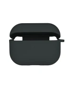 Чехол Silicone Case with microfibra для Airpods Pro 2, Atrovirens