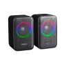 Компьютерные колонки Kisonli X20 RGB USB Bluetooth, Black