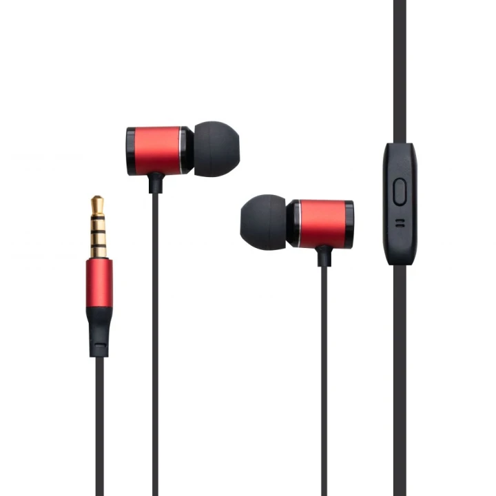 Вакуумные Наушники Celebrat C6, Red