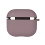 Чехол футляр Silicone Case with microfibra для Airpods 3, Blackcurrant