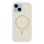 Чохол - накладка Silicone Case with Magsafe для iPhone 15 hot pink