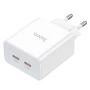 Сетевое Зарядное Устройство Hoco C108A Leader PD35W / QC3.0, White