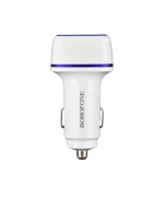 Автомобильное Зарядное Устройство Borofone BZ14A USB QC3.0 3A Type-C PD 20W, White