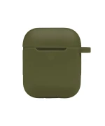 Чохол Silicone Case with hook для Airpods 1 / 2, Army green