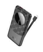 Power Bank Hoco Q29 Nobility 22.5W+PD20W с кабелем Lightning 10000mAh, Black
