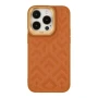 Чехол накладка Kajsa Briquette Collection Rhombus для iPhone 14 Pro Max olive