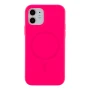 Чохол - накладка Silicone Case with Magsafe для iPhone 12 white
