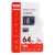 Карта пам'яті XO MicroSDHC 64gb Class 10+ Adapter, Black-Red