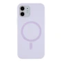 Чохол - накладка Silicone Case with Magsafe для iPhone 12 white