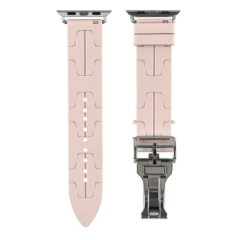 Ремешок Silicone Hermes для Watch 42 / 44 / 45 / 49 mm, Sand Powder