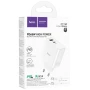 Сетевое Зарядное Устройство Hoco C113A Awesome PD65W QC3.0 Type-C to Type-C, White