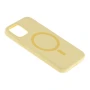Чохол - накладка Silicone Case with Magsafe для iPhone 12 white
