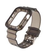Ремешок Color Transparent для Apple Watch 40mm + Protect Case, Grey