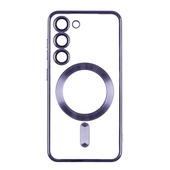 Чохол накладка TPU Metallic Full Camera with Magsafe Samsung Galaxy S23 Plus