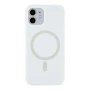 Чохол - накладка Silicone Case with Magsafe для iPhone 12 white