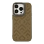 Чехол накладка Kajsa Briquette Collection Rhombus для iPhone 14 Pro Max olive